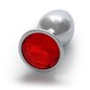 Round Gem Butt Plug - Small
